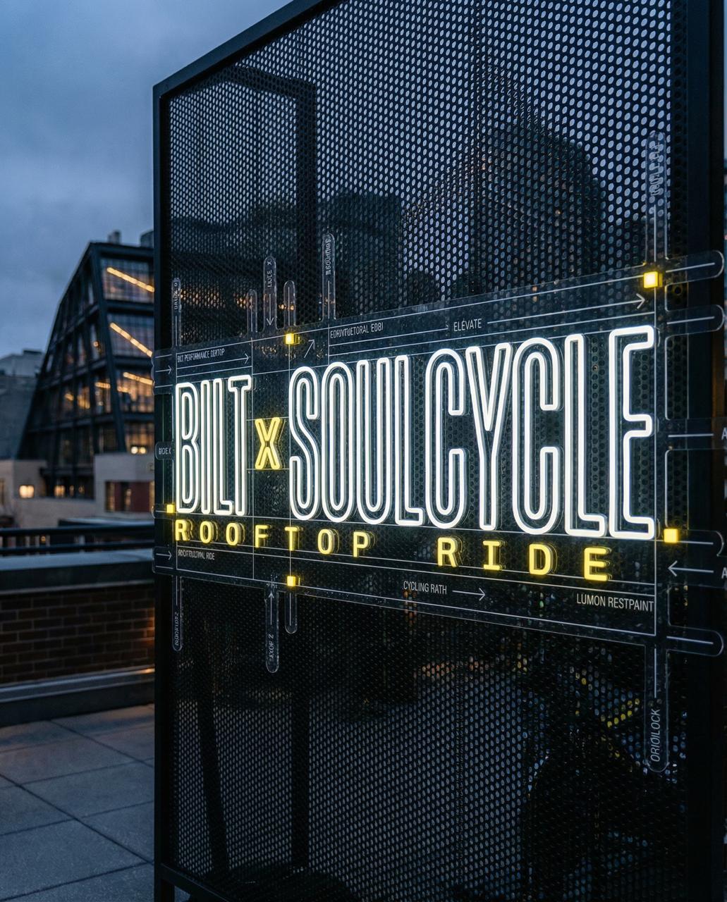 BILT x SOULCYCLE Rooftop Ride Neon Sign